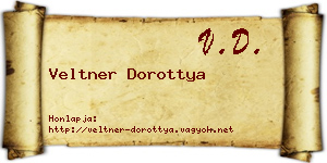 Veltner Dorottya névjegykártya